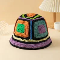 Women's Simple Style Classic Style Color Block Eaveless Wool Cap main image 4