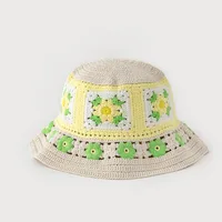 Unisex Retro Simple Style Flower Strawberry Crimping Wool Cap main image 3