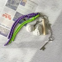 Simple Style Geometric Mixed Materials Unisex Bag Pendant Keychain sku image 122