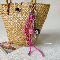 Simple Style Geometric Mixed Materials Unisex Bag Pendant Keychain sku image 5