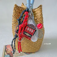 Simple Style Geometric Mixed Materials Unisex Bag Pendant Keychain sku image 27