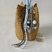 Simple Style Geometric Mixed Materials Unisex Bag Pendant Keychain sku image 94