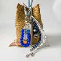 Simple Style Geometric Mixed Materials Unisex Bag Pendant Keychain sku image 100