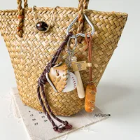 Simple Style Geometric Mixed Materials Unisex Bag Pendant Keychain sku image 157