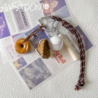 Simple Style Geometric Mixed Materials Unisex Bag Pendant Keychain sku image 134