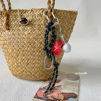 Simple Style Geometric Mixed Materials Unisex Bag Pendant Keychain sku image 109