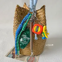 Simple Style Geometric Mixed Materials Unisex Bag Pendant Keychain sku image 95