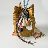 Simple Style Geometric Mixed Materials Unisex Bag Pendant Keychain sku image 130