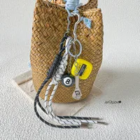 Simple Style Geometric Mixed Materials Unisex Bag Pendant Keychain sku image 16
