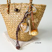 Simple Style Geometric Mixed Materials Unisex Bag Pendant Keychain sku image 171
