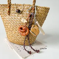 Simple Style Geometric Mixed Materials Unisex Bag Pendant Keychain sku image 174