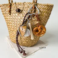 Simple Style Geometric Mixed Materials Unisex Bag Pendant Keychain sku image 159