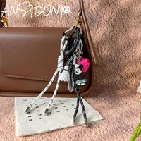 Simple Style Geometric Mixed Materials Unisex Bag Pendant Keychain sku image 1