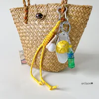 Simple Style Geometric Mixed Materials Unisex Bag Pendant Keychain sku image 118