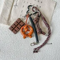 Simple Style Geometric Mixed Materials Unisex Bag Pendant Keychain sku image 144