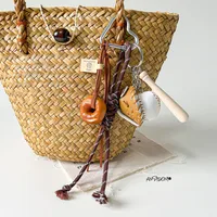 Simple Style Geometric Mixed Materials Unisex Bag Pendant Keychain sku image 135