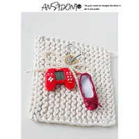 Simple Style Geometric Mixed Materials Unisex Bag Pendant Keychain main image 5