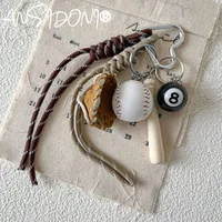 Simple Style Geometric Mixed Materials Unisex Bag Pendant Keychain sku image 133