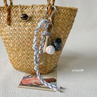 Simple Style Geometric Mixed Materials Unisex Bag Pendant Keychain sku image 110