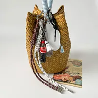 Simple Style Geometric Mixed Materials Unisex Bag Pendant Keychain sku image 32