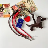 Simple Style Geometric Mixed Materials Unisex Bag Pendant Keychain sku image 97