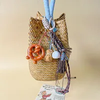 Simple Style Geometric Mixed Materials Unisex Bag Pendant Keychain sku image 186