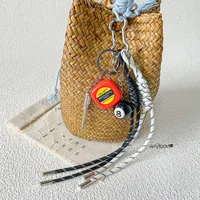 Simple Style Geometric Mixed Materials Unisex Bag Pendant Keychain sku image 17