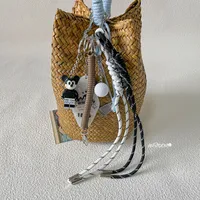 Simple Style Geometric Mixed Materials Unisex Bag Pendant Keychain sku image 101