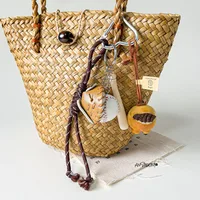 Simple Style Geometric Mixed Materials Unisex Bag Pendant Keychain sku image 183