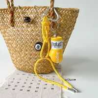 Simple Style Geometric Mixed Materials Unisex Bag Pendant Keychain sku image 15