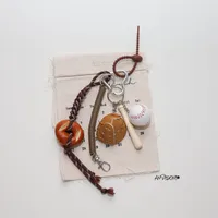 Simple Style Geometric Mixed Materials Unisex Bag Pendant Keychain sku image 165