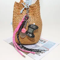 Simple Style Geometric Mixed Materials Unisex Bag Pendant Keychain sku image 53