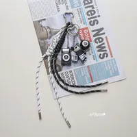 Simple Style Geometric Mixed Materials Unisex Bag Pendant Keychain sku image 79