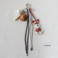 Simple Style Geometric Mixed Materials Unisex Bag Pendant Keychain sku image 140