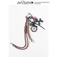 Simple Style Geometric Mixed Materials Unisex Bag Pendant Keychain sku image 11