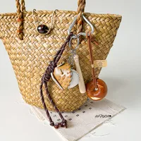 Simple Style Geometric Mixed Materials Unisex Bag Pendant Keychain sku image 161