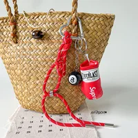 Simple Style Geometric Mixed Materials Unisex Bag Pendant Keychain sku image 12