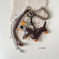 Simple Style Geometric Mixed Materials Unisex Bag Pendant Keychain sku image 78