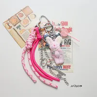 Simple Style Geometric Mixed Materials Unisex Bag Pendant Keychain sku image 52