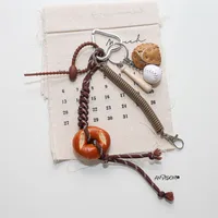 Simple Style Geometric Mixed Materials Unisex Bag Pendant Keychain sku image 145