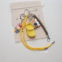Simple Style Geometric Mixed Materials Unisex Bag Pendant Keychain sku image 105