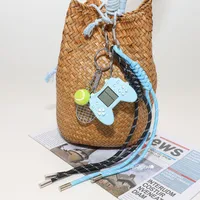 Simple Style Geometric Mixed Materials Unisex Bag Pendant Keychain sku image 54