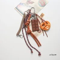 Simple Style Geometric Mixed Materials Unisex Bag Pendant Keychain sku image 127