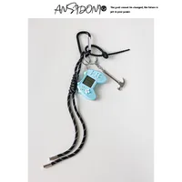 Simple Style Geometric Mixed Materials Unisex Bag Pendant Keychain sku image 7