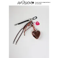 Simple Style Geometric Mixed Materials Unisex Bag Pendant Keychain sku image 61