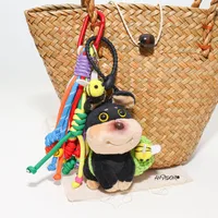 Simple Style Geometric Mixed Materials Unisex Bag Pendant Keychain sku image 179