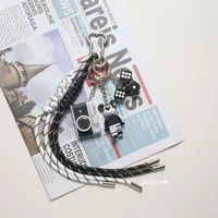 Simple Style Geometric Mixed Materials Unisex Bag Pendant Keychain sku image 125
