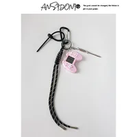 Simple Style Geometric Mixed Materials Unisex Bag Pendant Keychain sku image 8