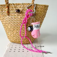 Simple Style Geometric Mixed Materials Unisex Bag Pendant Keychain sku image 14
