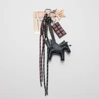 Simple Style Geometric Mixed Materials Unisex Bag Pendant Keychain sku image 42